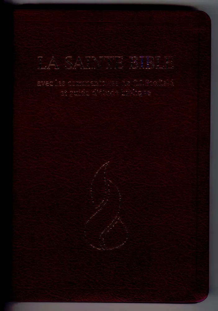 BIBLE NEG SCOFIELD FIBROCUIR TR. OR GRENAT