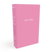 ANGLAIS BIBLE NKJV GIFT AND AWARD ROSE PAROLE DU CHRIST EN ROUGE