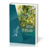 BIBLE ETUDE SEMEUR 2015 RIGIDE VERTE OLIVIER TRANCHES BLANCHES