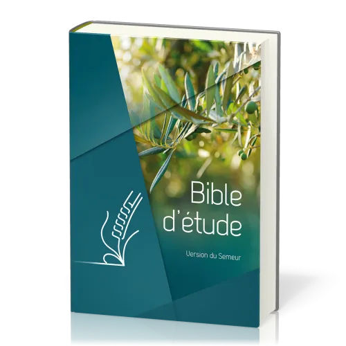 BIBLE ETUDE SEMEUR 2015 RIGIDE VERTE OLIVIER TRANCHES BLANCHES