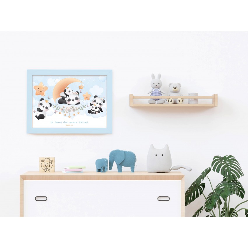 CADRE POSTER ENFANT PANDA