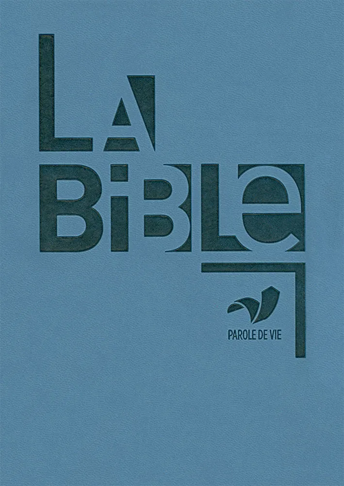 BIBLE PAROLE DE VIE PROTESTANTE MINI - CUIR NOIR FERM. ECLAIR TR. OR