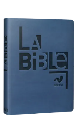 BIBLE PAROLE DE VIE PROTESTANTE MINI - CUIR NOIR FERM. ECLAIR TR. OR