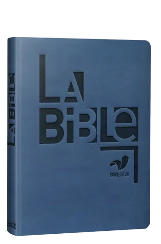 BIBLE PAROLE DE VIE PROTESTANTE MINI - CUIR NOIR FERM. ECLAIR TR. OR