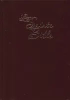 BIBLE SEGOND 1910 GROS CARACTERES RIGIDE GRENAT